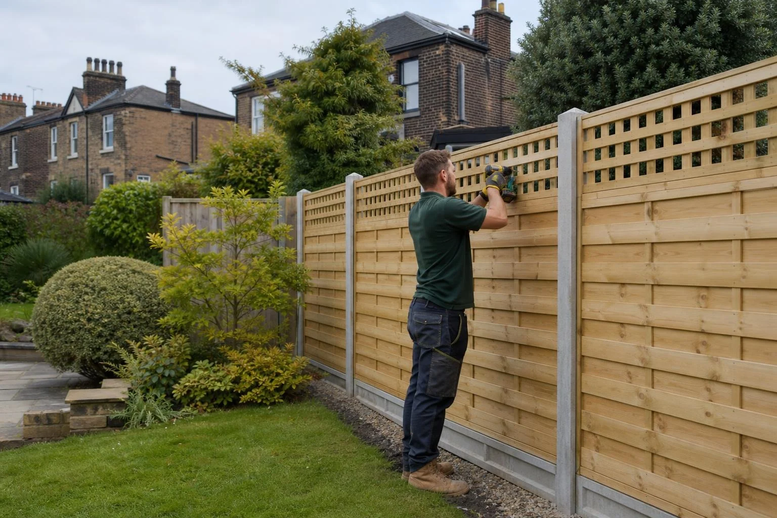 Fencing · Main banner · 01 — illustrative example